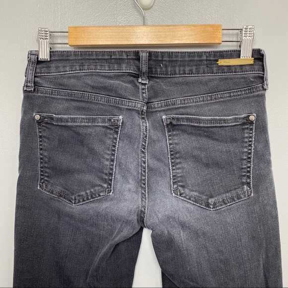 ANTHROPOLOGIE Pilcro and The Letterpress Washed Black Distressed Skinny Jeans - Picture 7 of 7